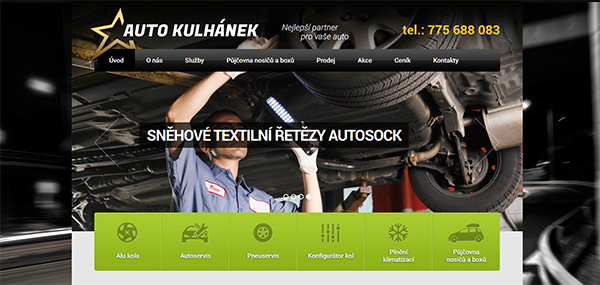 WWW stránky auto-kulhanek.cz