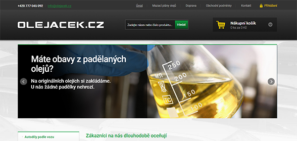 E-shop Olejacek.cz